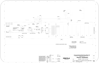 A typical automatic plant layout with a PROTILE&reg; P90HD extruder